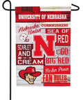 University of Nebraska Garden Flag 2 Sided Go Big Red