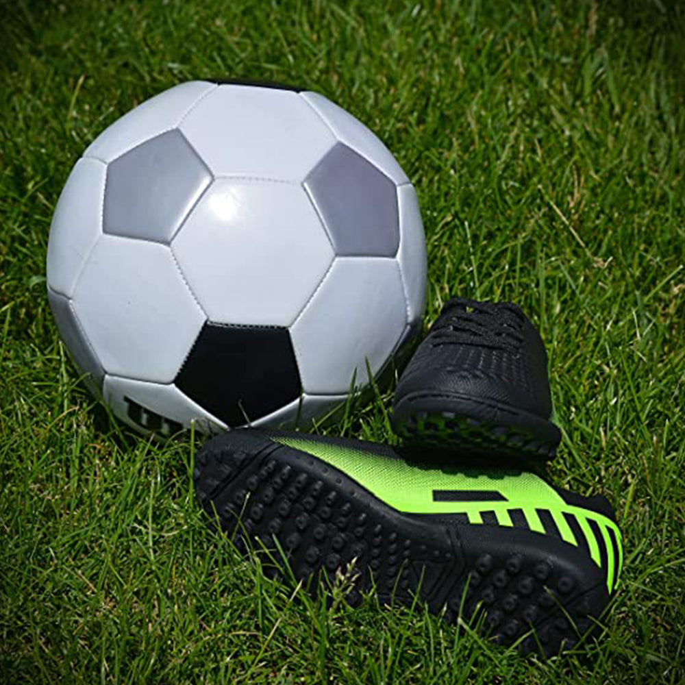 Kids Santos Junior Turf Soccer Shoes – Black/Green