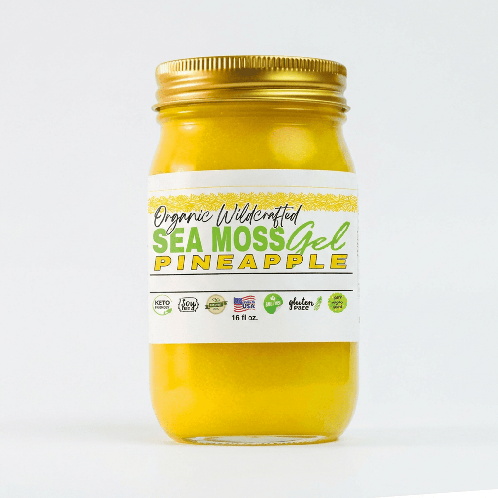 Sea Moss Gel - Pineapple Flavor 16oz