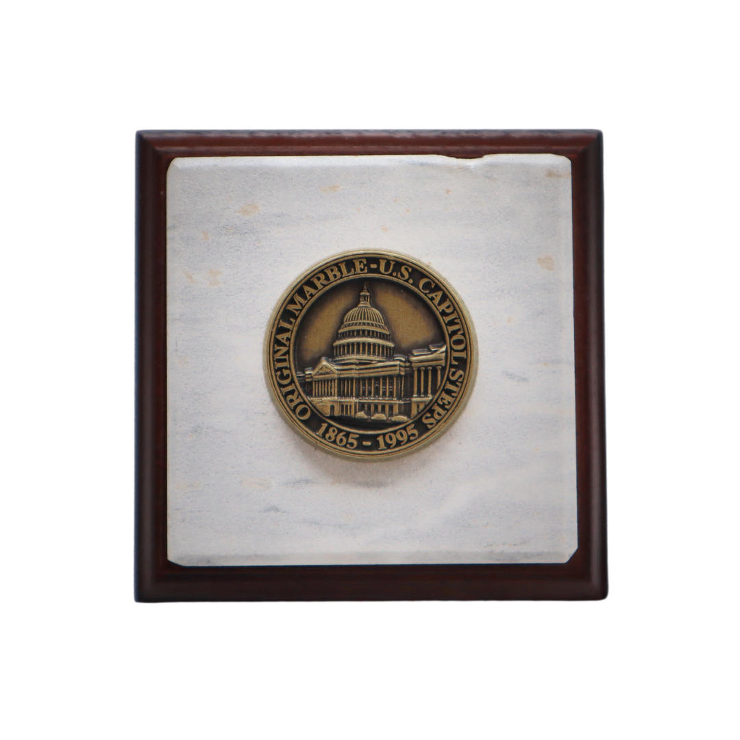 Marble Paperweight With Base