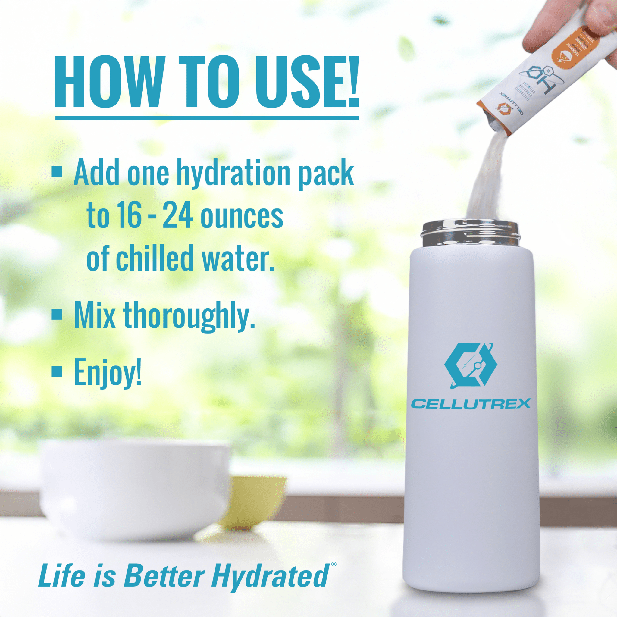 H2O ELECTROLYTES™ - Passion Fruit | Zero Sugar Electrolyte Powder