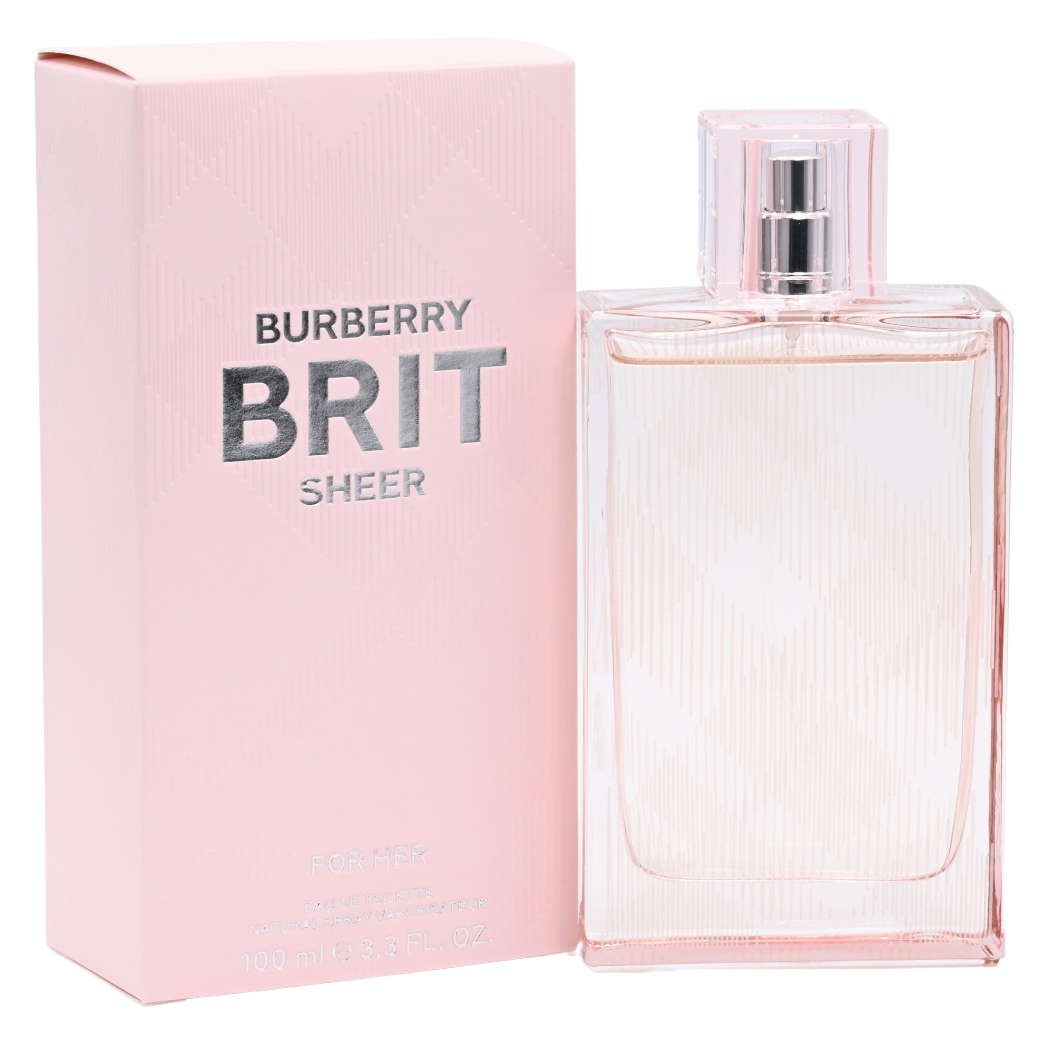 Burberry Brit Sheer by Burberry for Her Eau De Toilette Spray 3.3 oz