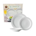 12?Piece Porcelain Dinnerware Set