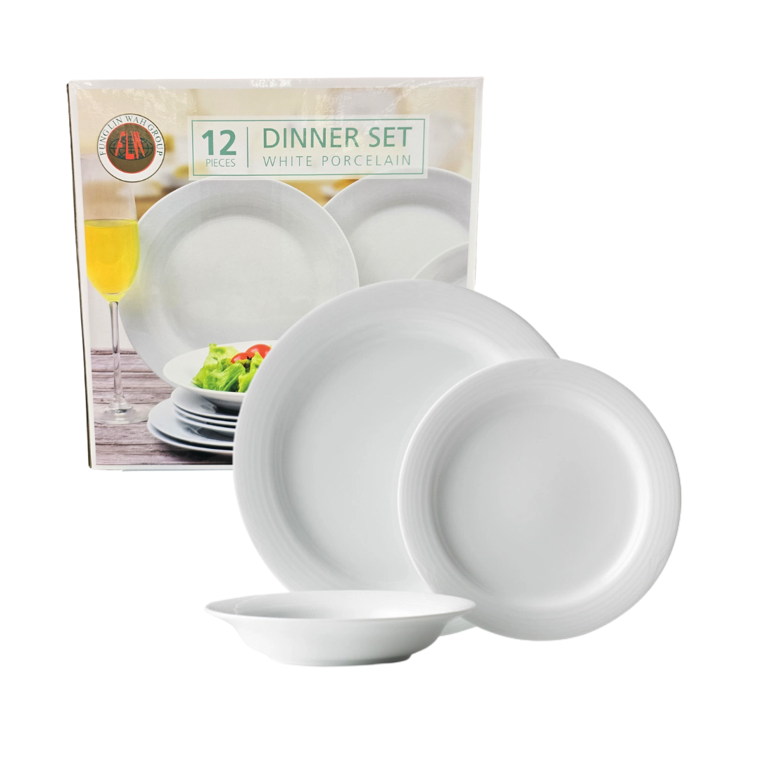 12?Piece Porcelain Dinnerware Set