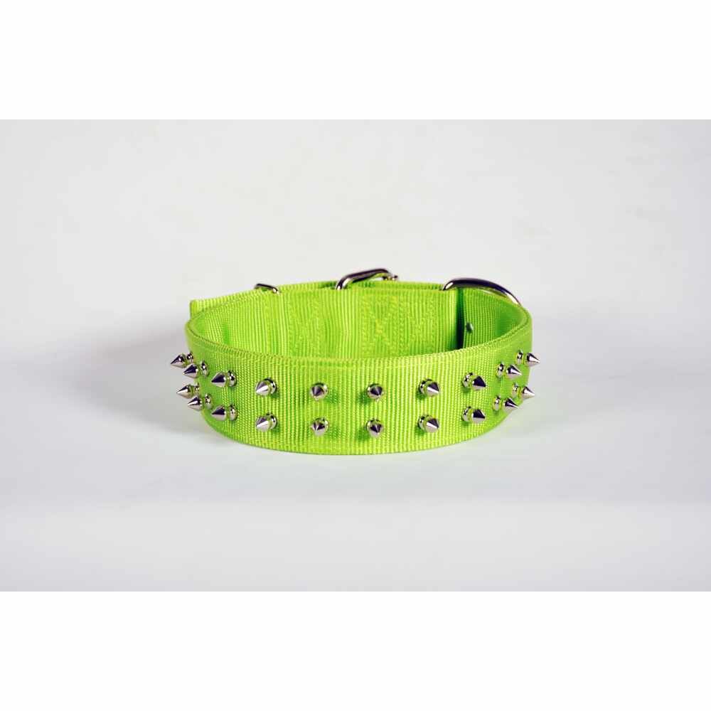 26'' PET COLLAR- NEON YELLOW -SPIKE
