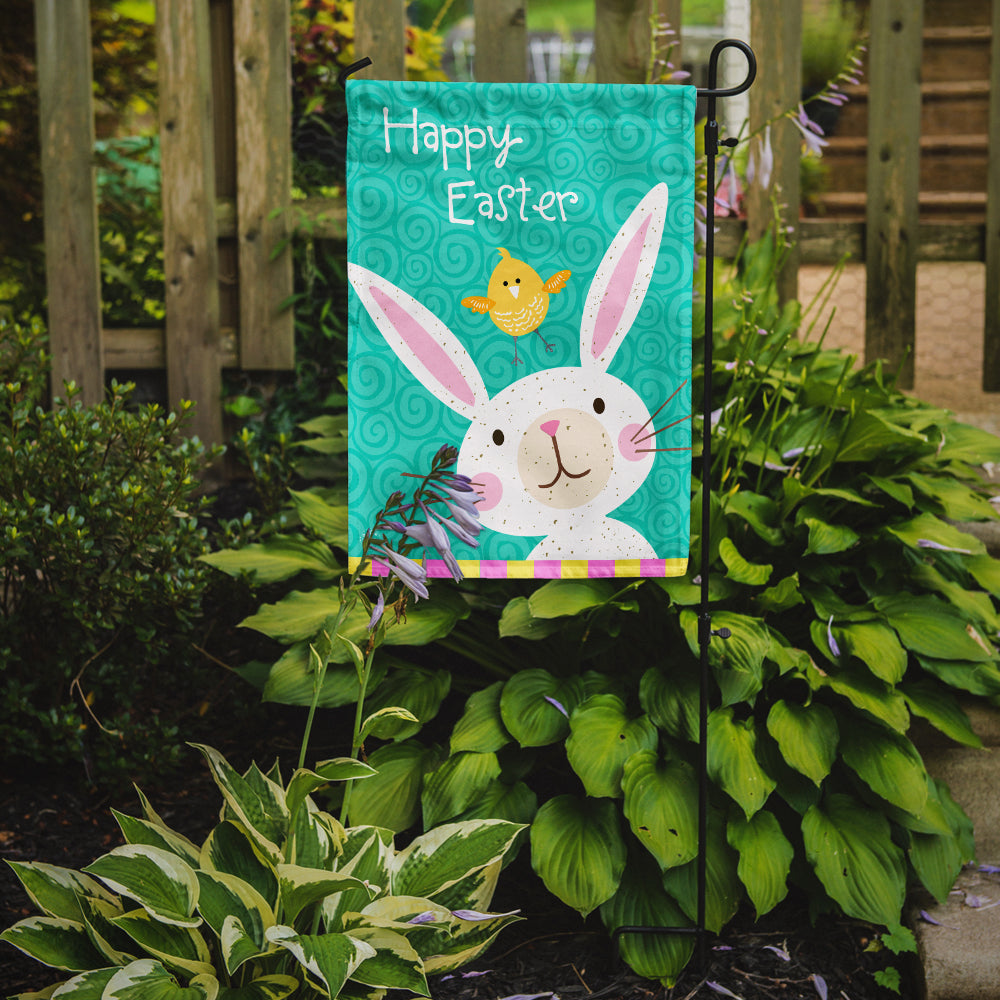 Happy Easter Rabbit Garden Flag Mailbox Decorative Yard Banner Outside Patio Artwork for Flower Beds, Garden Size, Multicolor