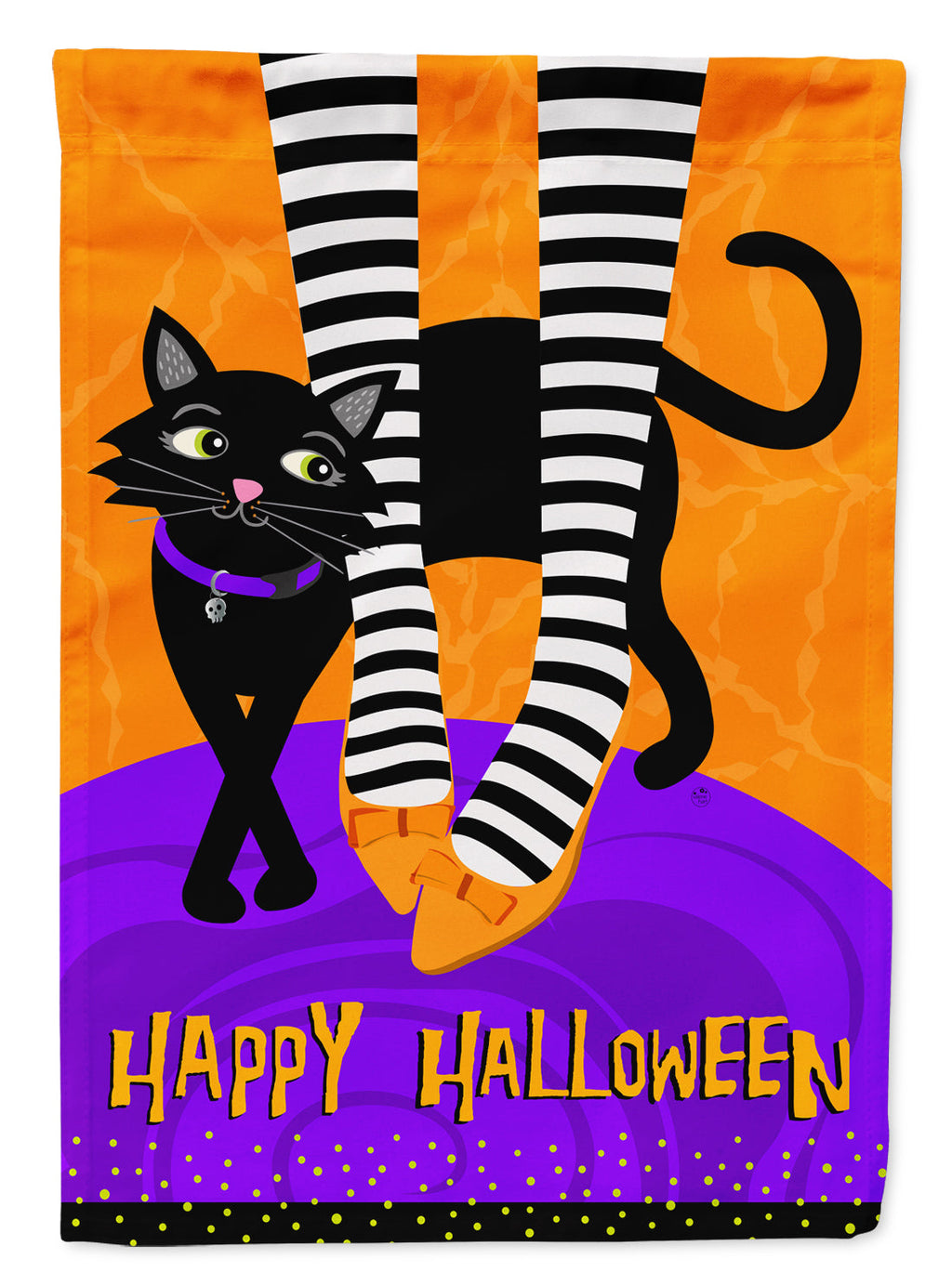 Halloween Witches Feet Garden Flag Mailbox Decorative Yard Banner Outside Patio Artwork for Flower Beds, Garden Size, Multicolor