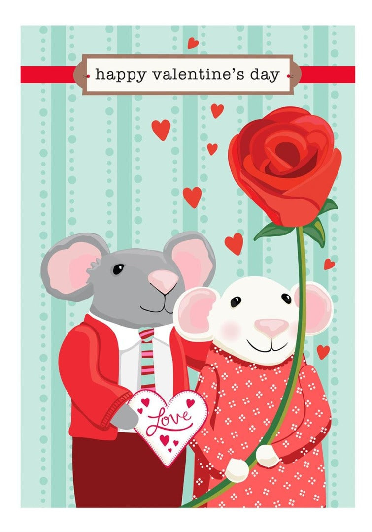 Valentine's Day Date 2 Sided Garden Flag