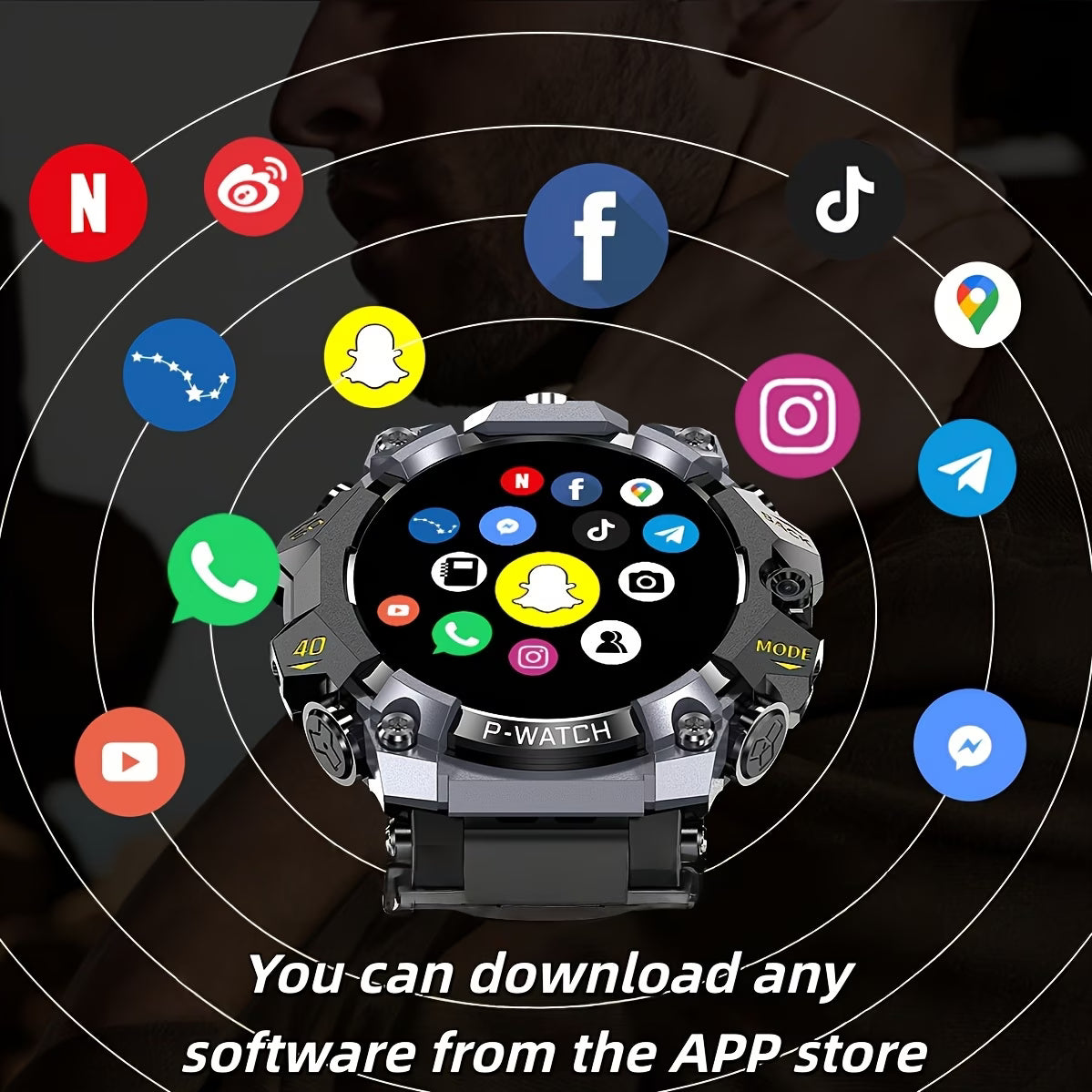 valentine's Day Gifts • 4G Smart Watch SIM Card 4G Watch with Camera • 4G Android Smart Watch with GPS, 4G Network, WiFi • Can Talk Wirelessly • 1.508 Inch Super AMOLED HD Display • MP3/MP4 Player, Pedometer