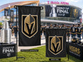 Vegas Golden Knights 2 Sided Embroidered Garden Flag