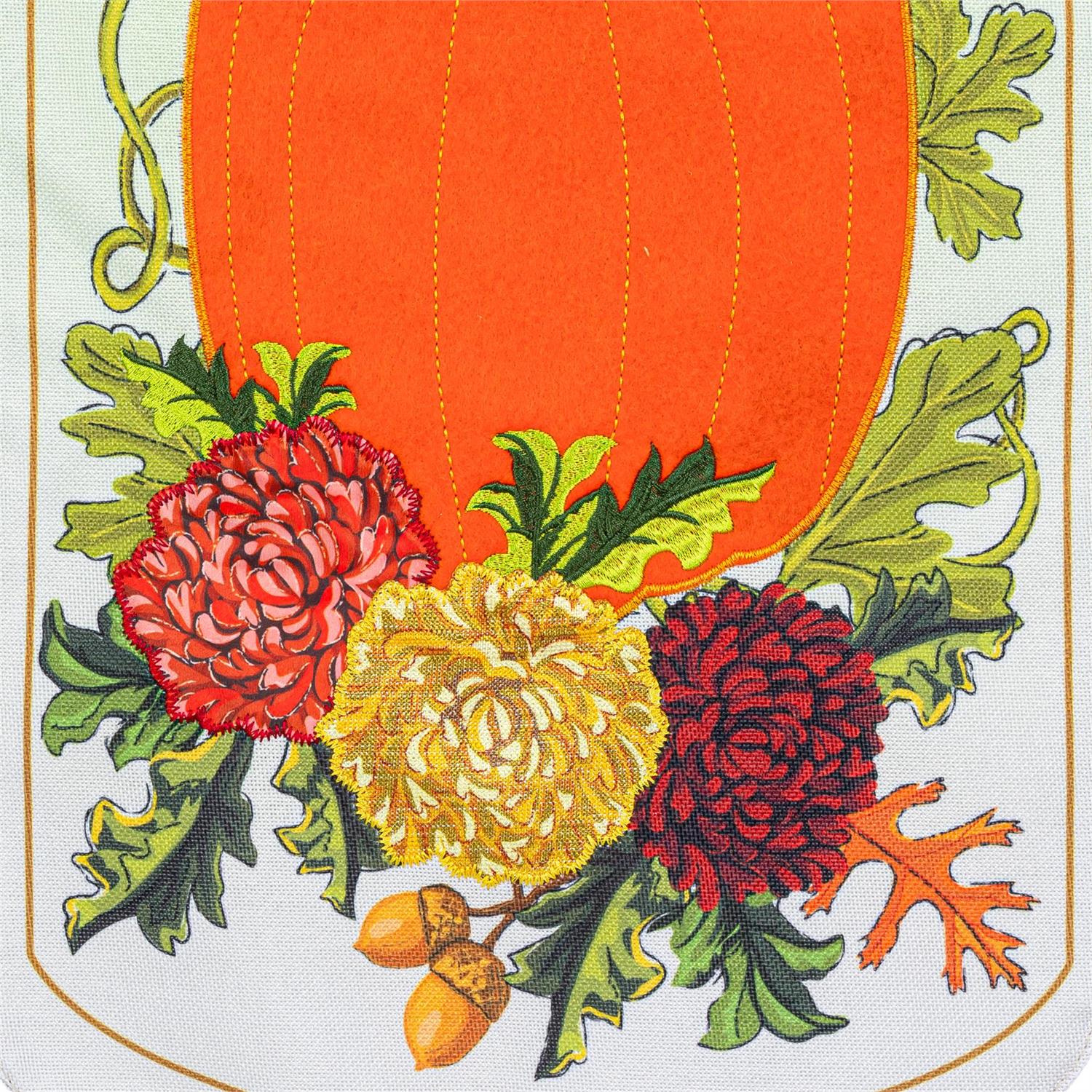 Vintage Welcome Autumn 2 Sided Long Garden Flag