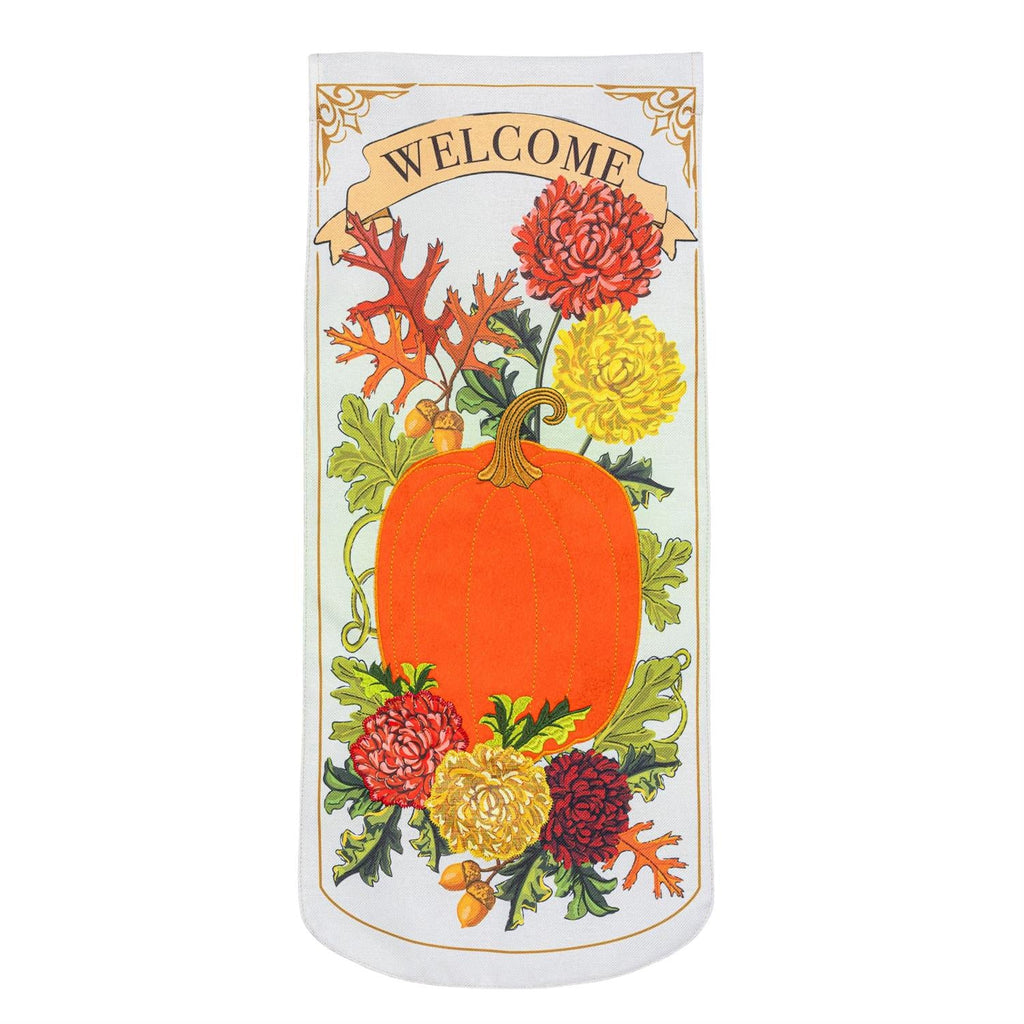 Vintage Welcome Autumn 2 Sided Long Garden Flag