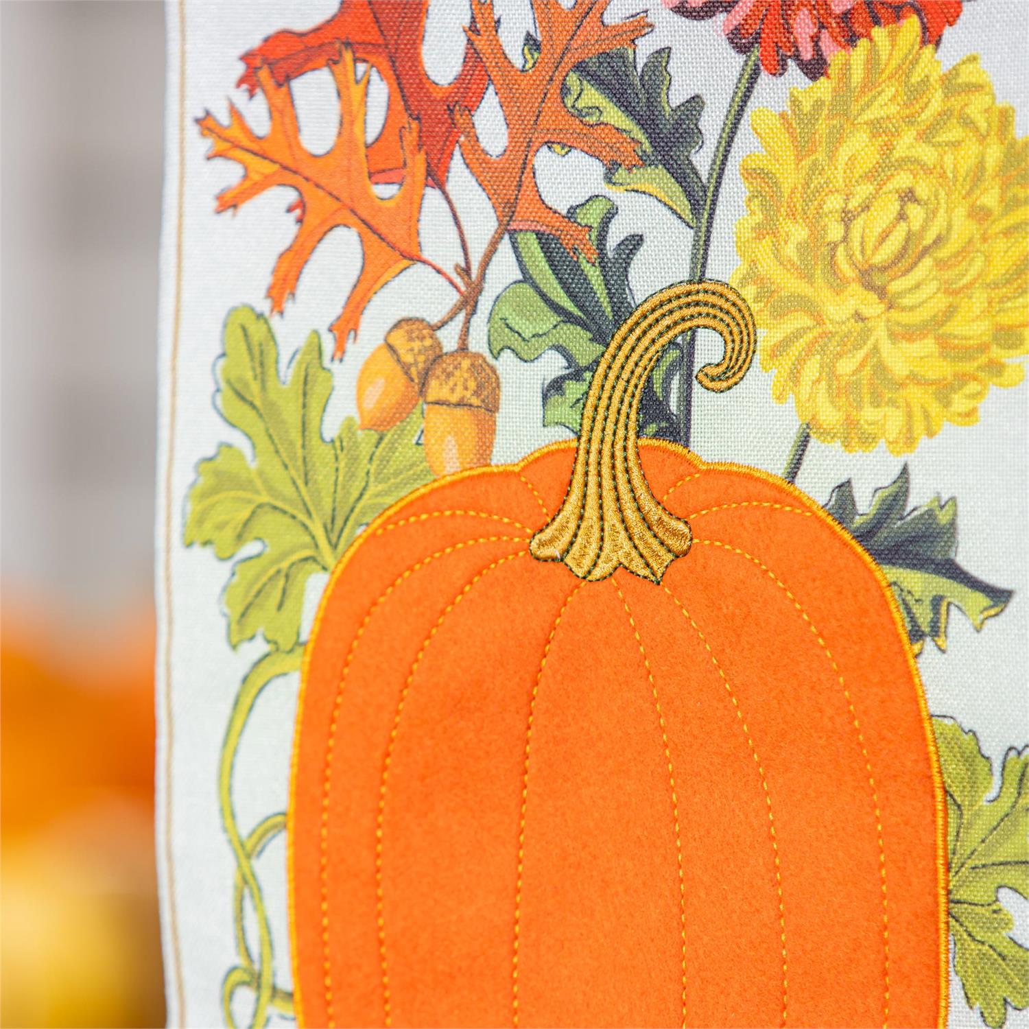Vintage Welcome Autumn 2 Sided Long Garden Flag