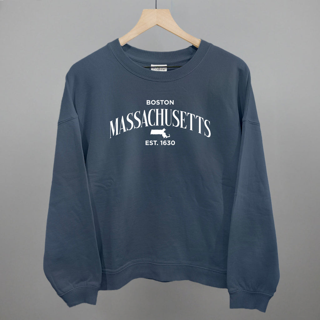Massachusetts Est. 1630 (White)