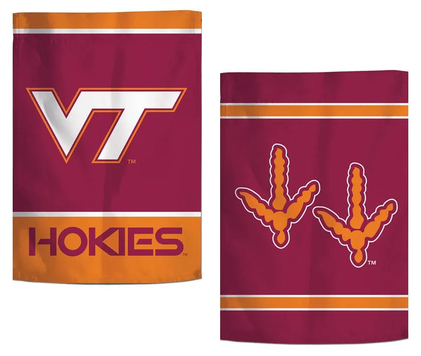 Virginia Tech Hokies Garden Flag 2 Sided Logo