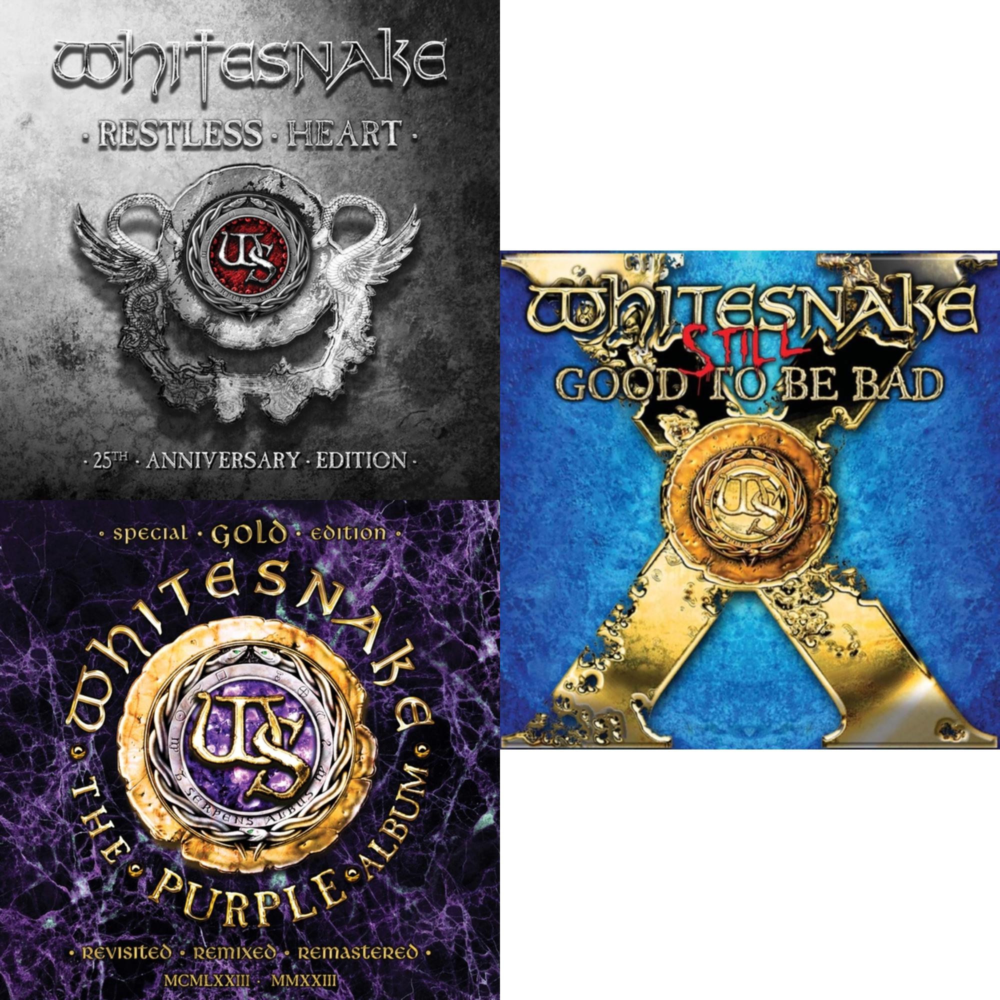 Restless Heart (2021 Remix) (2LP) & Purple Album: Special Gold Edition (2LP) & Still Good To Be Bad (2LP)
