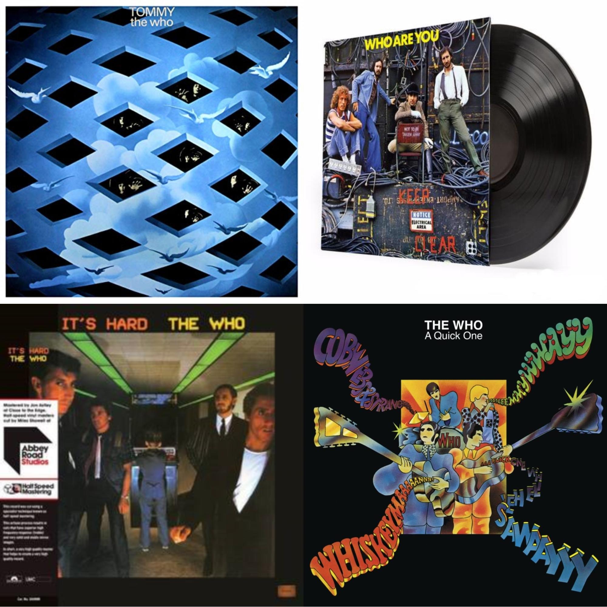 Quick One (Half-Speed Master) & It's Hard (40Th An/2LP/Orange & Yellow Vinyl/Half-Speed)(Rsd) & Who Are You & Tommy