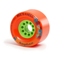 Orangatang Bee's Knees 90mm 80a Longboard Wheels  - Orange (Set of 4)