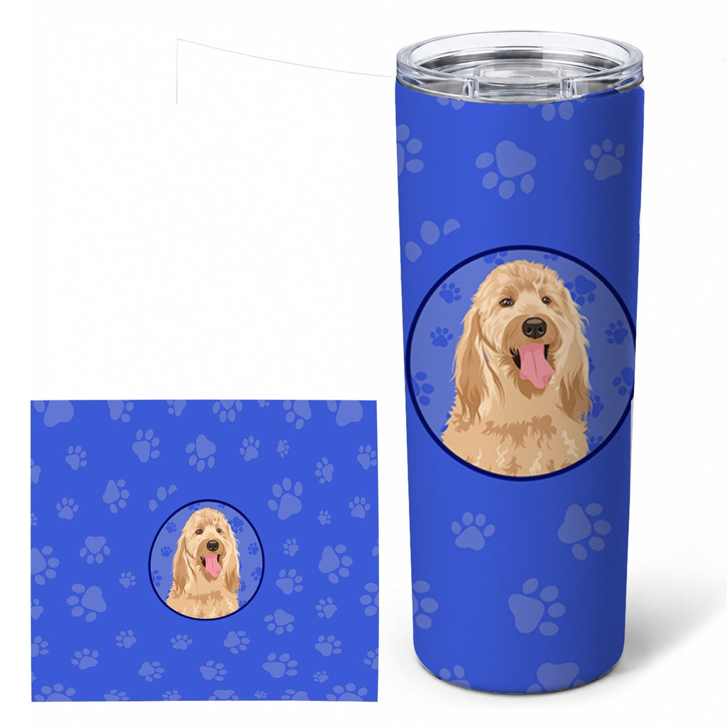 Doodle Fawn #3  Stainless Steel Skinny Tumbler 20 oz Vacuum Double Walled Reusable Insulated Travel Cup