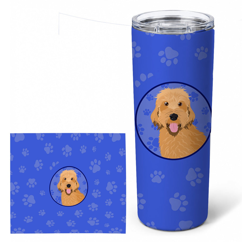 Doodle Liver #4  Stainless Steel Skinny Tumbler 20 oz Vacuum Double Walled Reusable Insulated Travel Cup