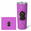 Doodle Chocolate #1 Stainless Steel Skinny Tumbler 20 oz Vacuum Double Walled Reusable Insulated Travel Cup