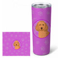 Doodle Red #1 Stainless Steel Skinny Tumbler 20 oz Vacuum Double Walled Reusable Insulated Travel Cup