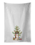 Australian Shepherd Red Tricolor #1 Christmas Kitchen Towel Set of 2 White Dish Towels Decorative Bathroom Hand towel for Hand, Face, Hair, Yoga, Tea, Dishcloth, 19 X 28", White