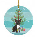 French Bulldog Brindle #2 Christmas Ceramic Ornament Christmas Tree Hanging Decorations for Home Christmas Holiday, Party, Gift, 3 in, Multicolor