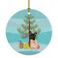 French Bulldog Fawn #3 Christmas Ceramic Ornament Christmas Tree Hanging Decorations for Home Christmas Holiday, Party, Gift, 3 in, Multicolor