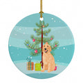 Golden Retriever Gold #1 Christmas Ceramic Ornament Christmas Tree Hanging Decorations for Home Christmas Holiday, Party, Gift, 3 in, Multicolor