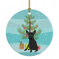 Schnauzer Black #2 Christmas Ceramic Ornament Christmas Tree Hanging Decorations for Home Christmas Holiday, Party, Gift, 3 in, Multicolor