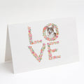 Corgi #2 LOVE Greeting Cards Pack of 8 Blank Cards with Envelopes Whimsical A7 Size 5x7
