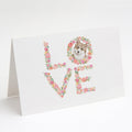 Corgi #11 LOVE Greeting Cards Pack of 8 Blank Cards with Envelopes Whimsical A7 Size 5x7