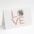 French Bulldog #6 LOVE Greeting Cards Pack of 8 Blank Cards with Envelopes Whimsical A7 Size 5x7
