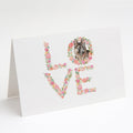 German Shepherd #7 LOVE Greeting Cards Pack of 8 Blank Cards with Envelopes Whimsical A7 Size 5x7