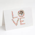 Jack Russell Terrier #6 LOVE Greeting Cards Pack of 8 Blank Cards with Envelopes Whimsical A7 Size 5x7