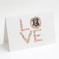 Labrador Retriever #1 LOVE Greeting Cards Pack of 8 Blank Cards with Envelopes Whimsical A7 Size 5x7