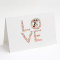 Catahoula Love Greeting Cards Pack of 8 Blank Cards with Envelopes Whimsical A7 Size 5x7