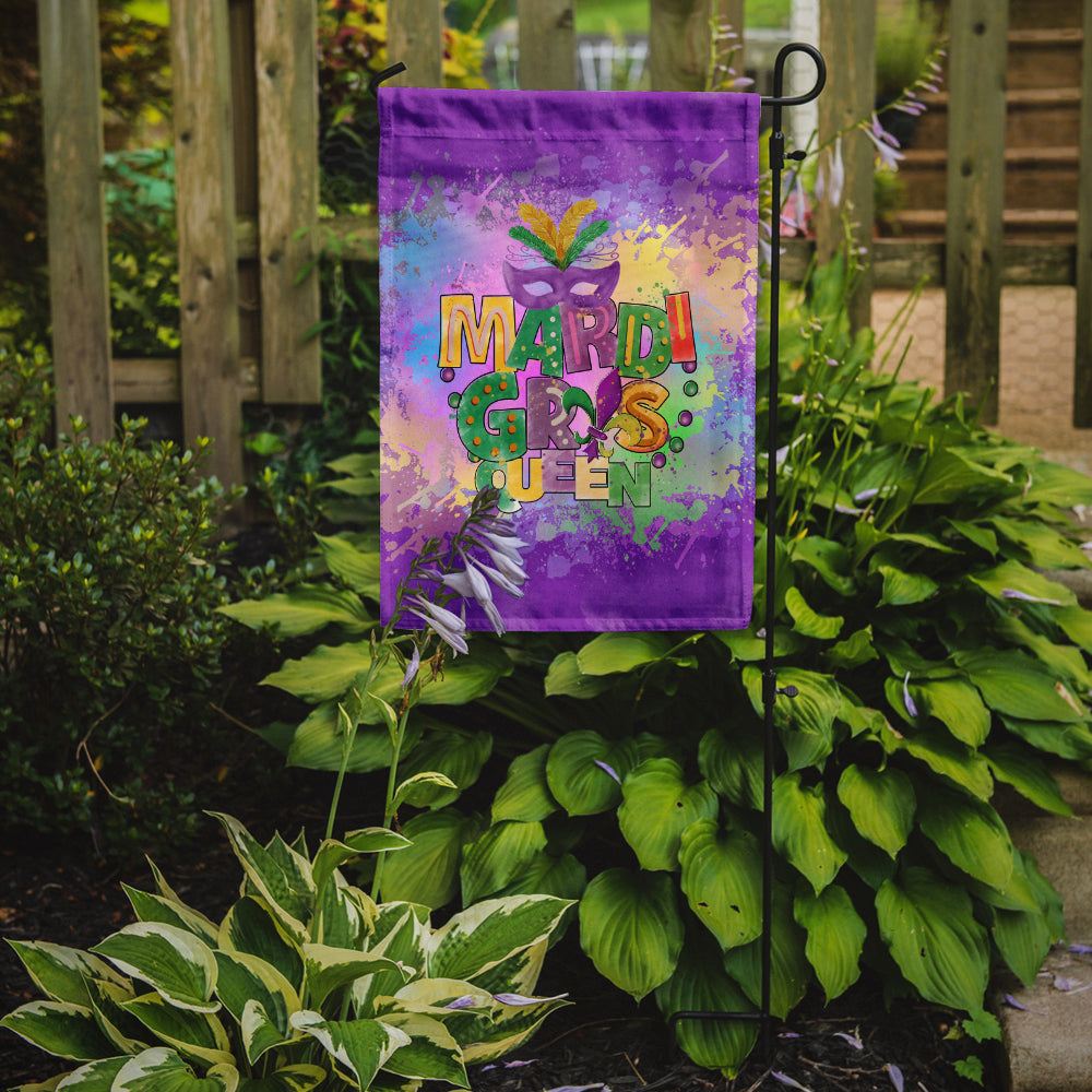 Mardi Gras Queen Garden Flag Mailbox Decorative Yard Banner Outside Patio Artwork for Flower Beds, Garden Size, Multicolor