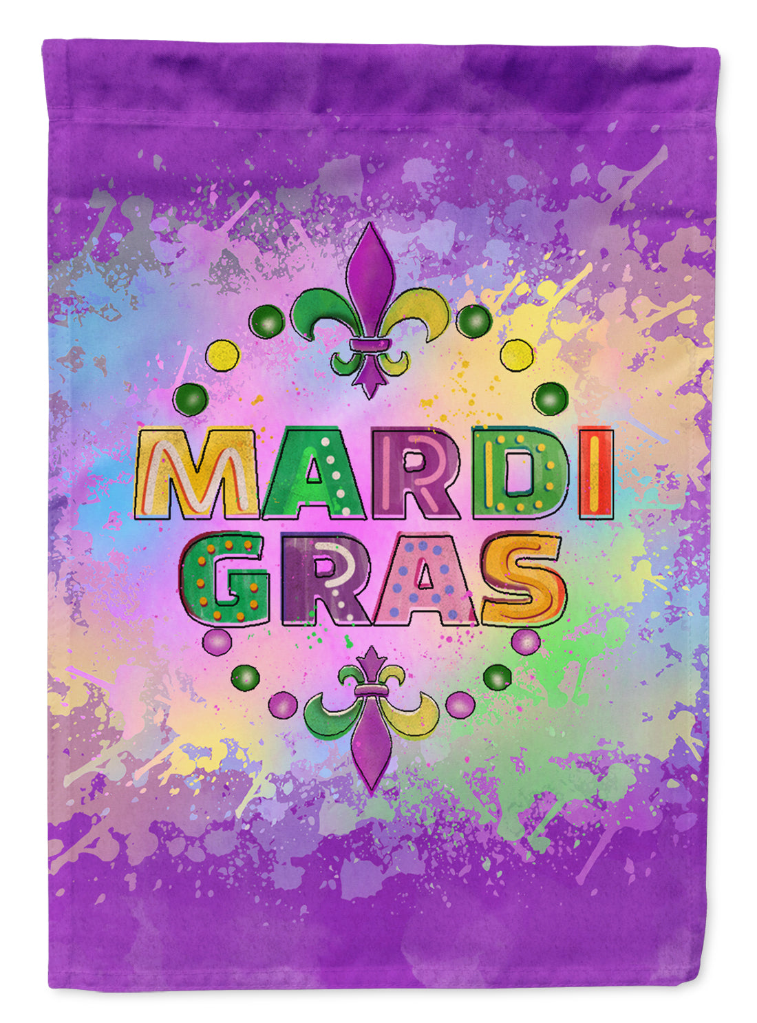 Mardi Gras Garden Flag Mailbox Decorative Yard Banner Outside Patio Artwork for Flower Beds, Garden Size, Multicolor