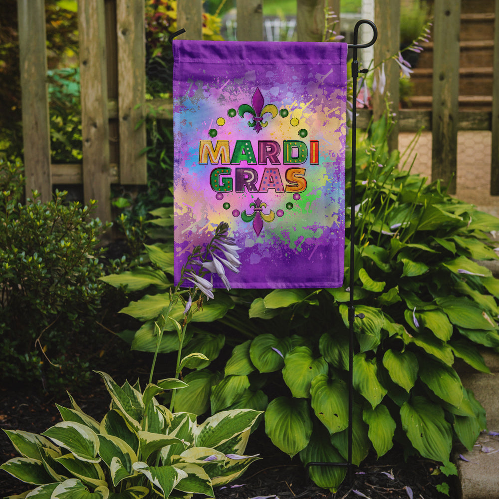 Mardi Gras Garden Flag Mailbox Decorative Yard Banner Outside Patio Artwork for Flower Beds, Garden Size, Multicolor