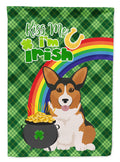 Sable Pembroke Corgi St. Patrick's Day Garden Flag Mailbox Decorative Yard Banner Outside Patio Artwork for Flower Beds, Garden Size, Multicolor