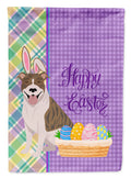 Fawn Brindle Pit Bull Terrier Easter Garden Flag Mailbox Decorative Yard Banner Outside Patio Artwork for Flower Beds, Garden Size, Multicolor