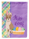 Fawn Boston Terrier Easter Garden Flag Mailbox Decorative Yard Banner Outside Patio Artwork for Flower Beds, Garden Size, Multicolor