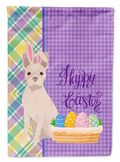 White Boston Terrier Easter Garden Flag Mailbox Decorative Yard Banner Outside Patio Artwork for Flower Beds, Garden Size, Multicolor