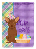 Chocolate Chihuahua Easter Garden Flag Mailbox Decorative Yard Banner Outside Patio Artwork for Flower Beds, Garden Size, Multicolor