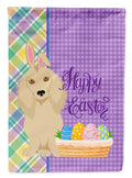Longhair Cream Dachshund Easter Garden Flag Mailbox Decorative Yard Banner Outside Patio Artwork for Flower Beds, Garden Size, Multicolor