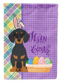 Black and Tan Dachshund Easter Garden Flag Mailbox Decorative Yard Banner Outside Patio Artwork for Flower Beds, Garden Size, Multicolor