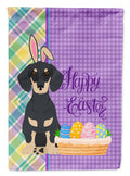 Black and Cream Dachshund Easter Garden Flag Mailbox Decorative Yard Banner Outside Patio Artwork for Flower Beds, Garden Size, Multicolor