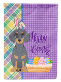 Blue and Tan Dachshund Easter Garden Flag Mailbox Decorative Yard Banner Outside Patio Artwork for Flower Beds, Garden Size, Multicolor